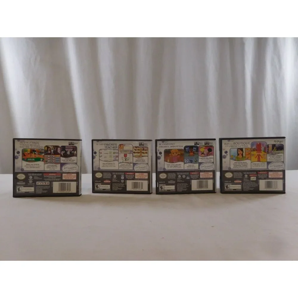 Nintendo‎ DS  Imagine Fashion Designer  + Music Fest + Teacher + Babysitters